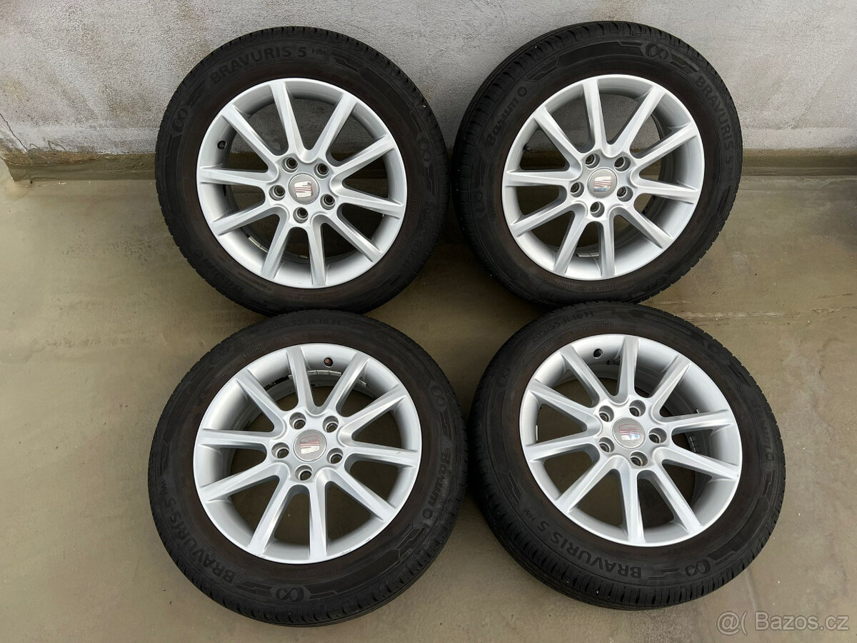 205/55R16 alu kola 5x112 6,5x16 SEAT TOLEDO ALTEA