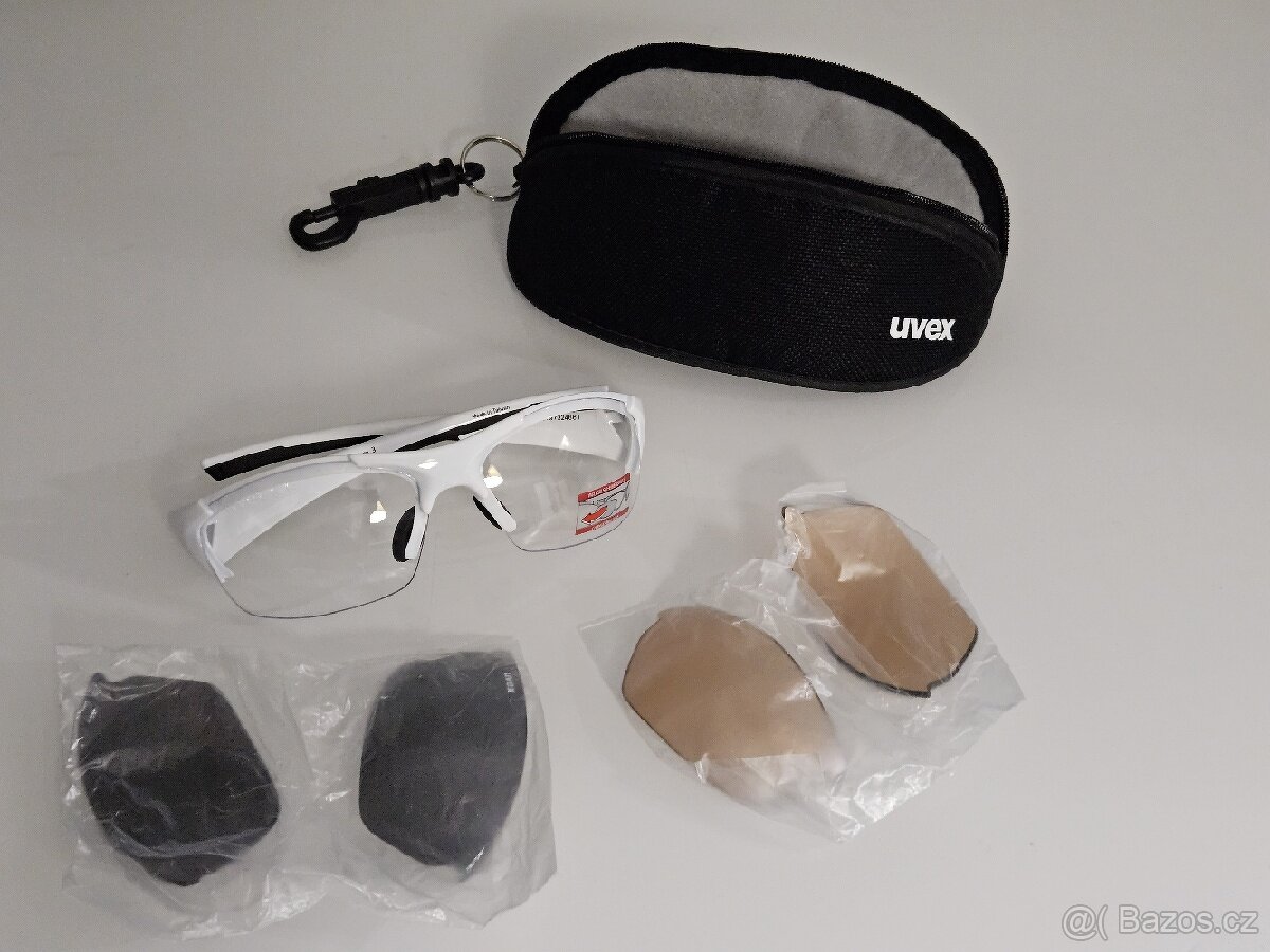 UVEX Blaze lll White Black/Mirror Silver Cyklistické brýle