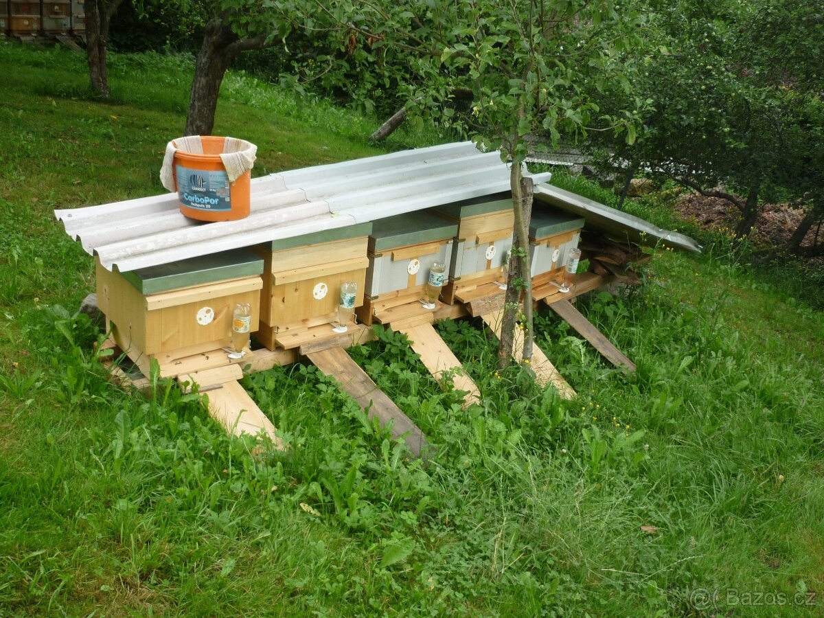 Včely rámková míra 39x24 22 rámku a 11 rámků