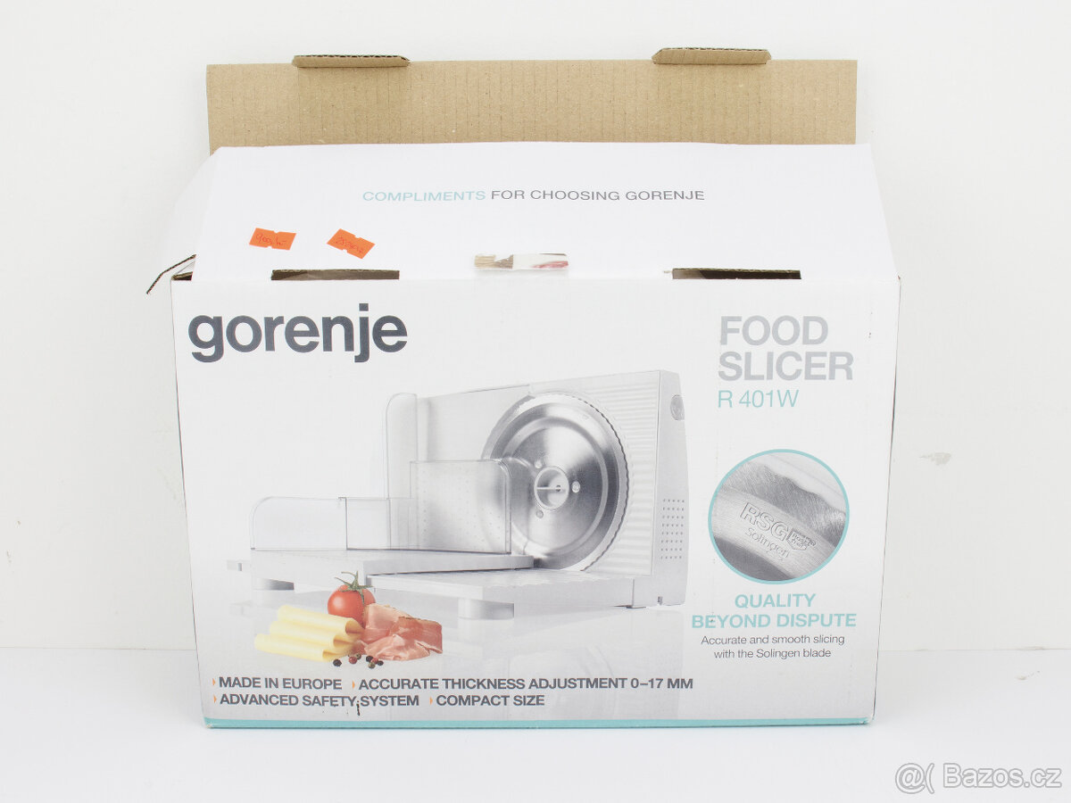 Nový elektrický kráječ Gorenje R401W /25240/