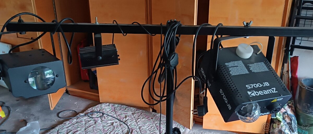 Disco světla s párou