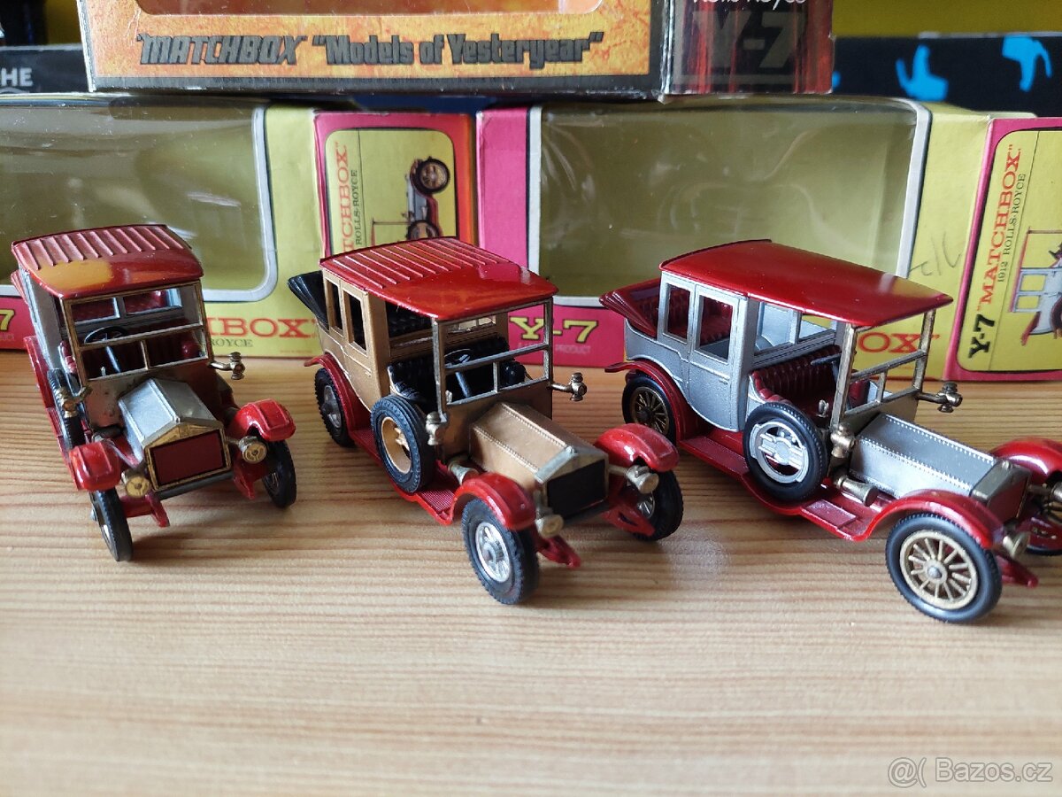 Matchbox yesteryear Y7 ROLLS ROYCE TŘI VARIANTY