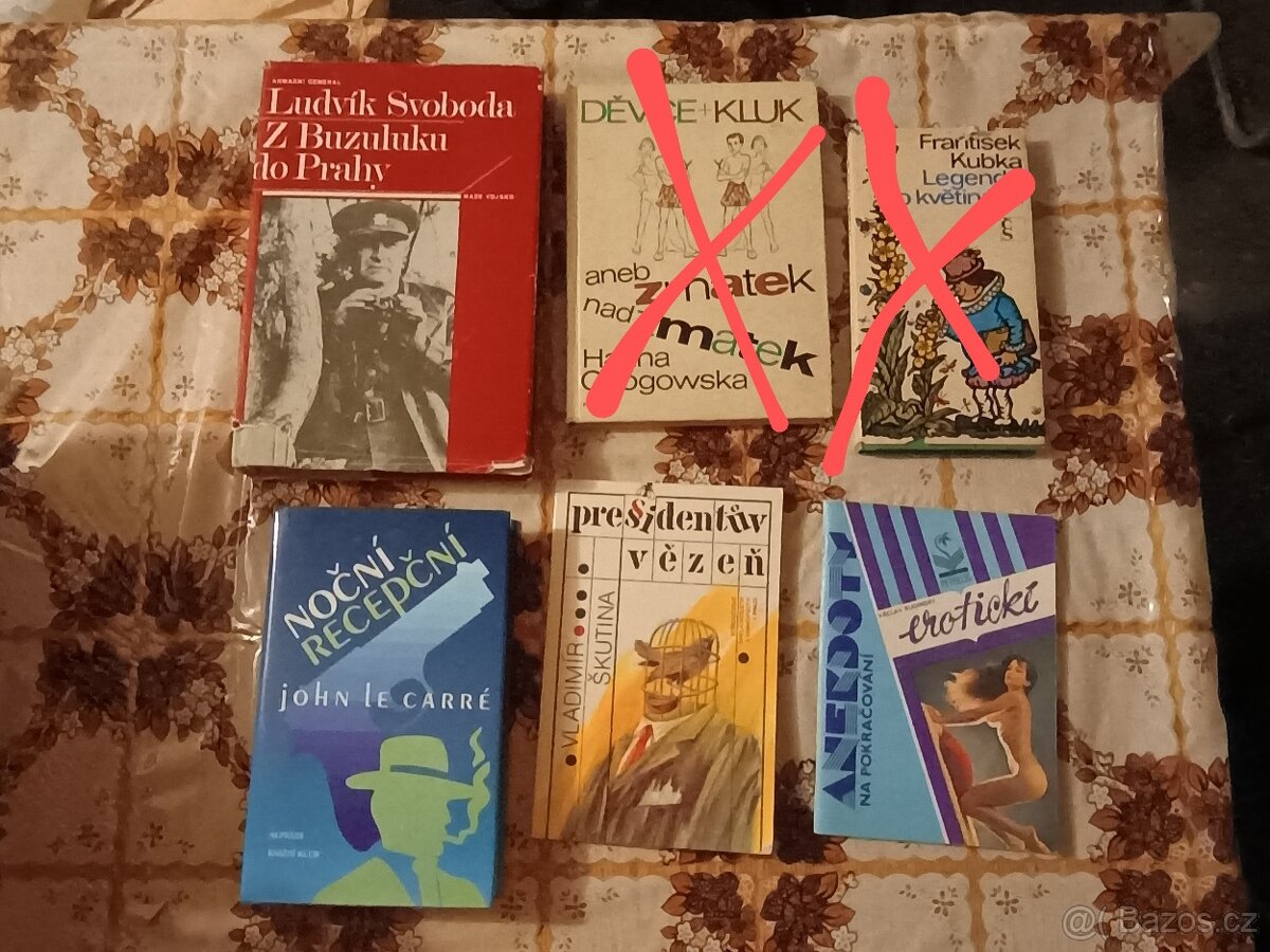 Mix knih prodej za minimální ceny 100Kč kus