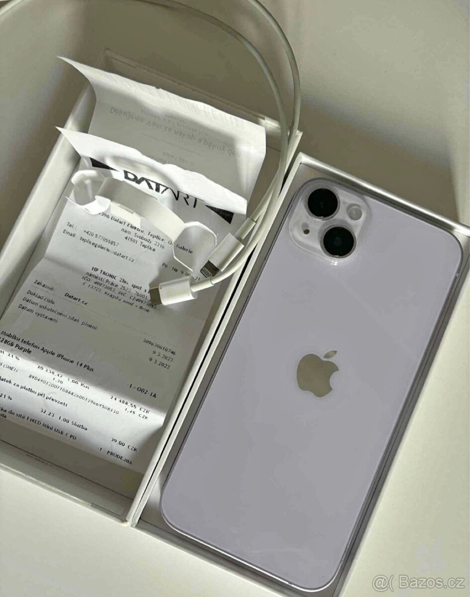 iphone 14 plus purple 128gb