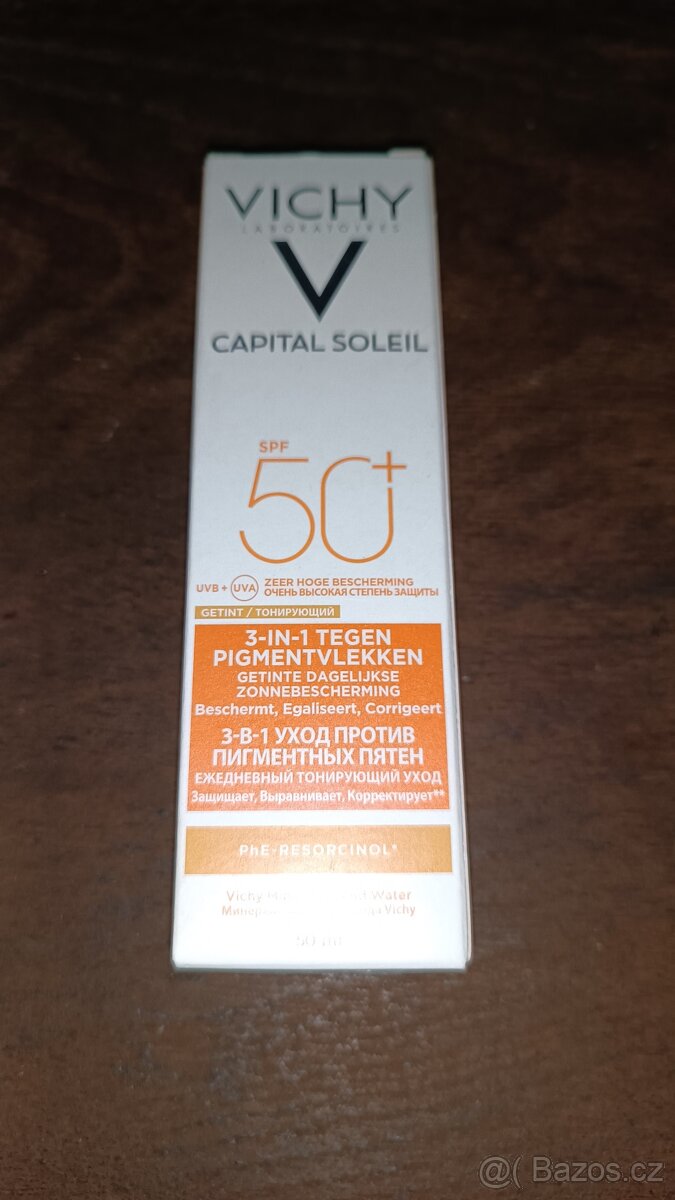 Vichy Capital Soleil SPF50+ Krém proti tmavým skvrnám 50 ml