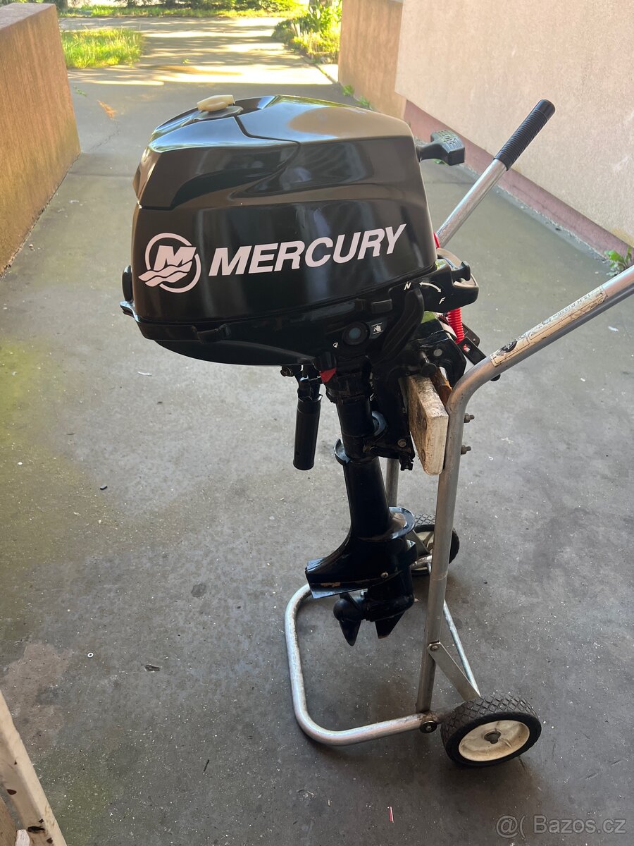 Lodni motor Mercury 3.5hp 4t, kratka noha