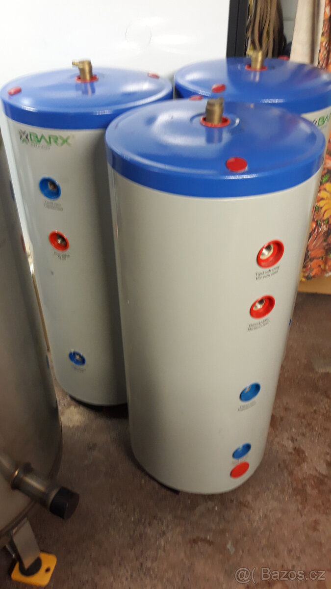 Zásobníky na vodu nerez s měděným výměníkem