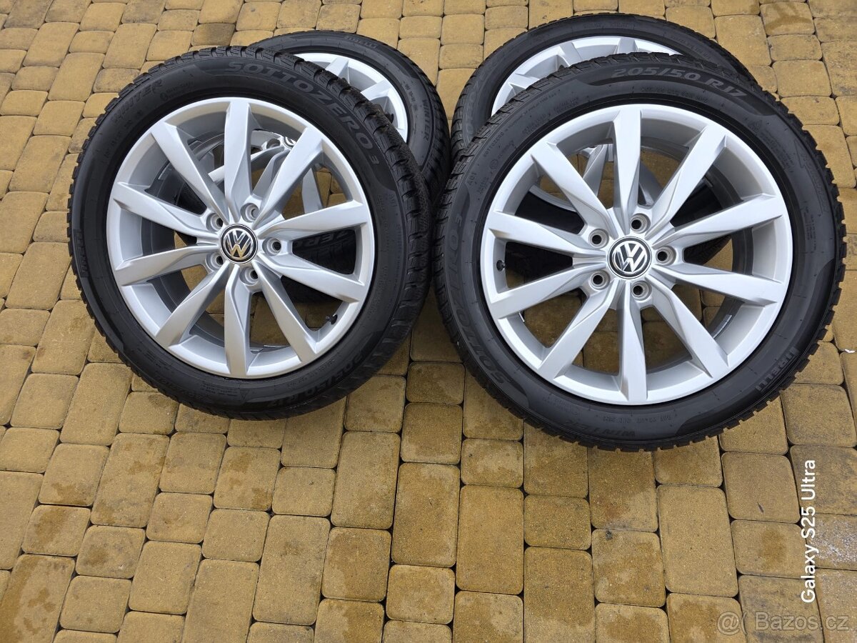 Alu kola zimní sada 5x112 17" Škoda Octavia 3, VW