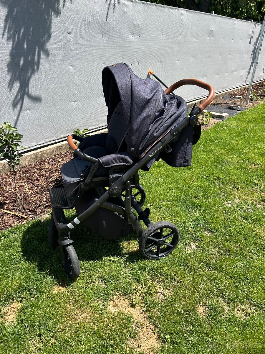 Roan Bass Next Kombinovaný kočárek 2v1 - Resort Blue