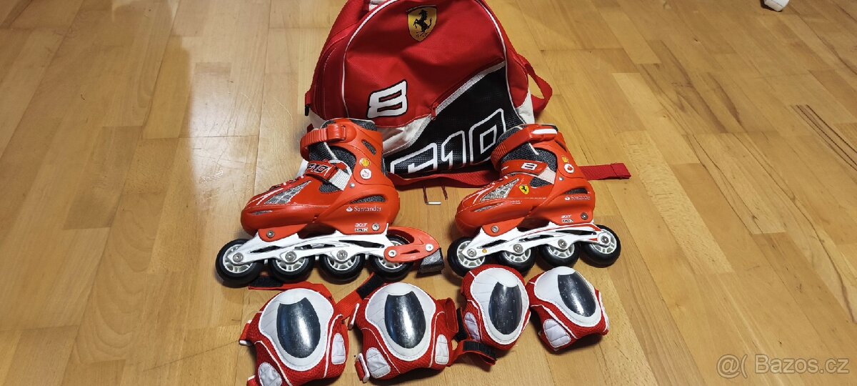 Kolečkové brusle Ferrari