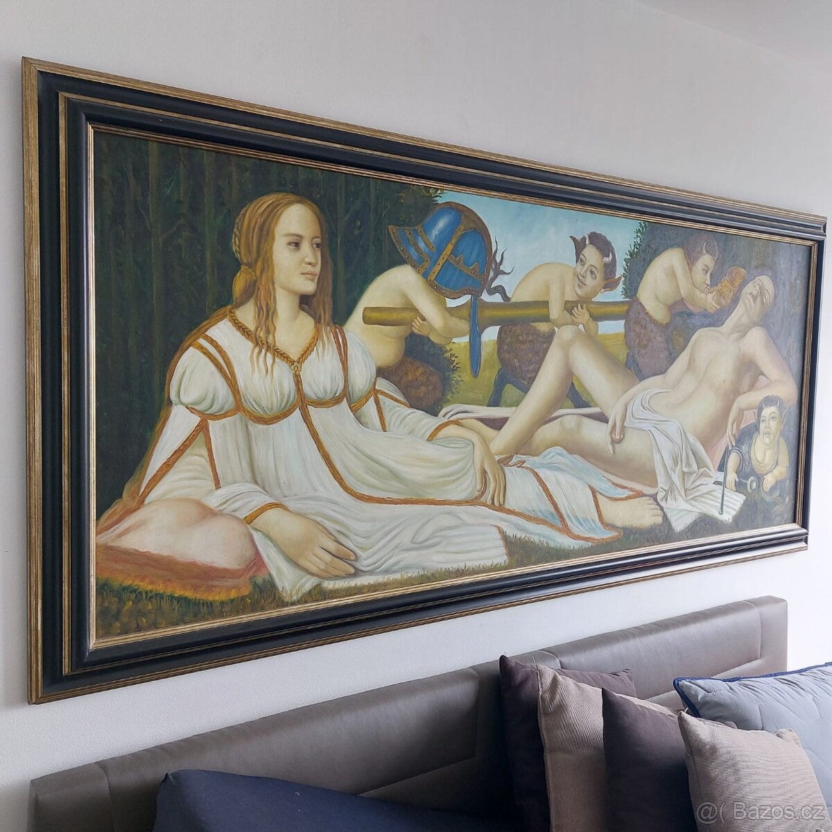 nádherná kopie obrazu Venuše a Mars