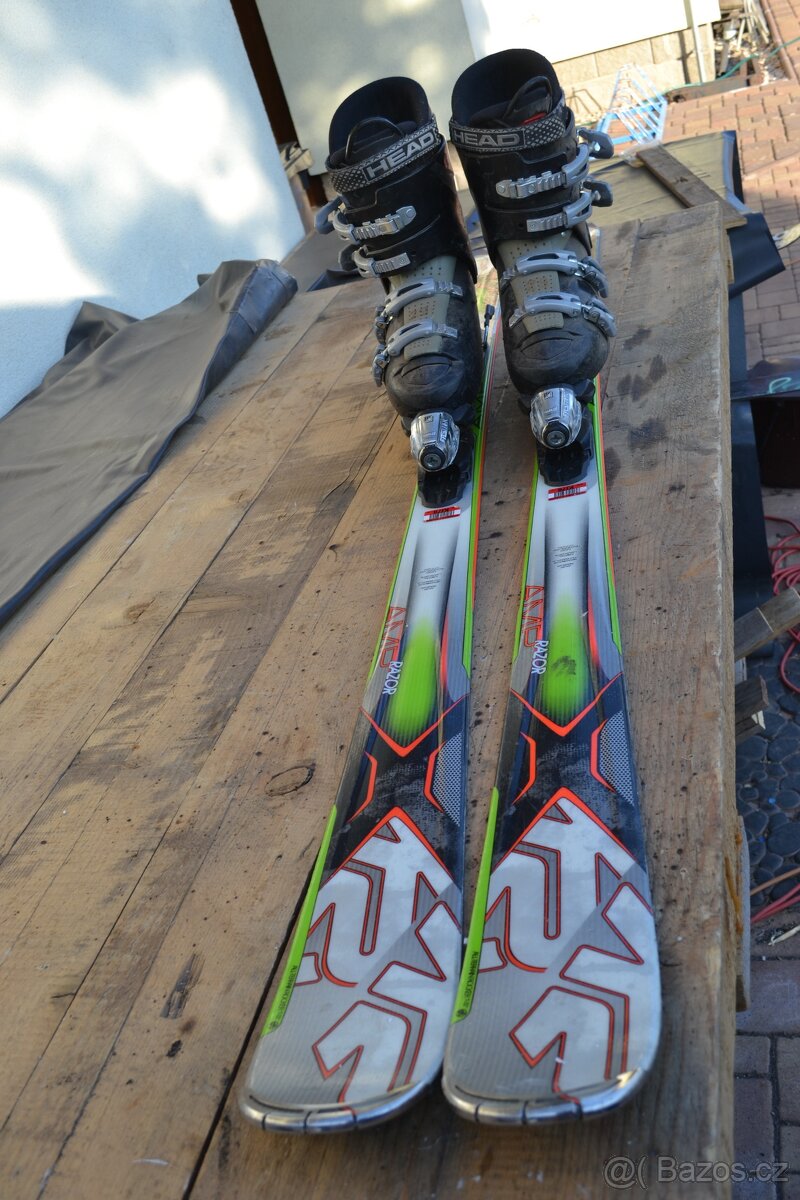 lyže K2 177 cm vš eOK boty Salomon 29,5 hole 130