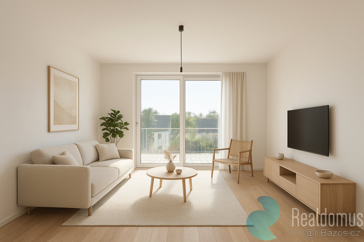 Byt 4+kk, 101,45m2, dvoupodlažní, balkón, terasa, Vráto, okr