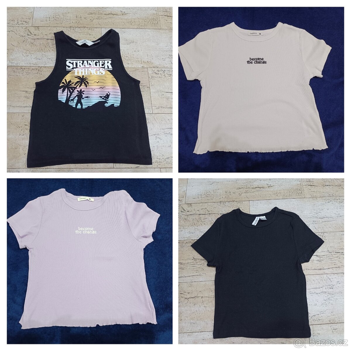 Dívčí triko, tílko, crop-top vel. 152-164