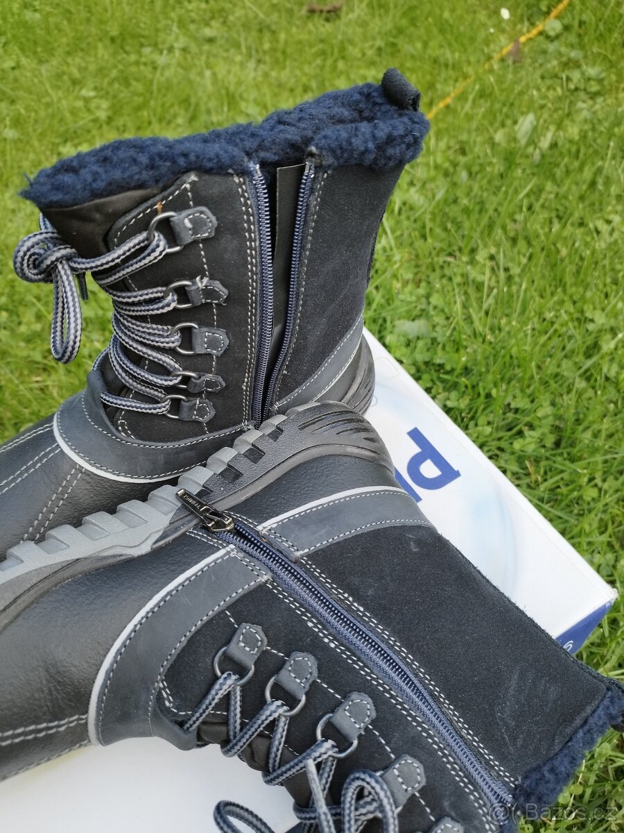 Zimní Boty kožené GoreTex 35