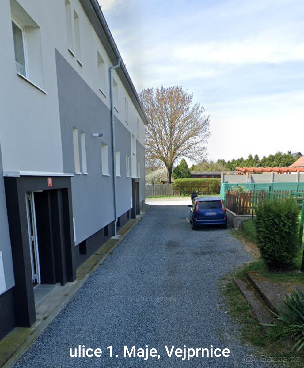 Prodej bytu 2+1 v ulici 1. Máje, Vejprnice (8 km od Plzně).