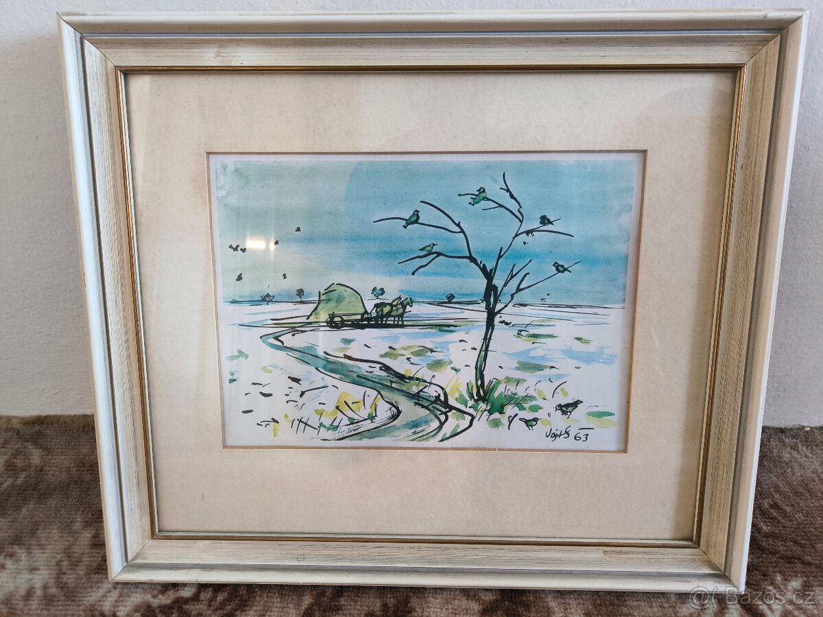 Obraz rok 1963, autor Vojts