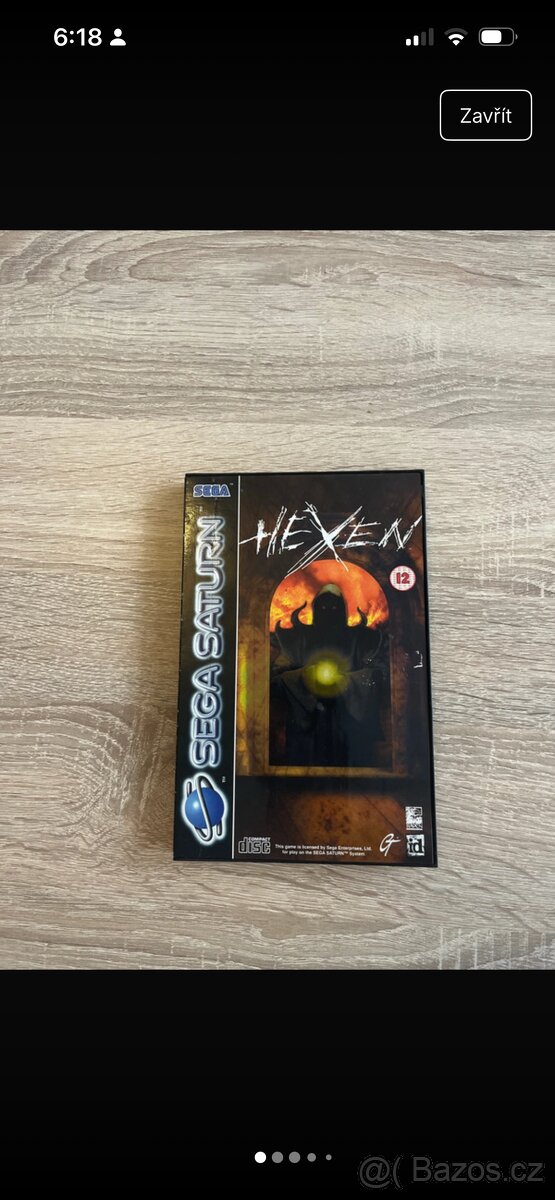 1x hra na Sega Saturn