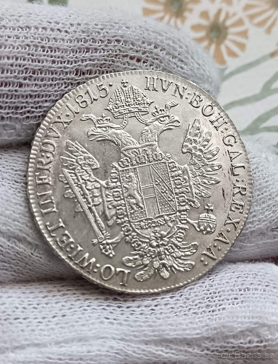Stříbrný 1/2 Tolar 1815 A - František II
