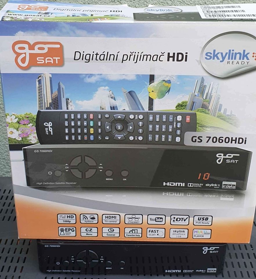 Satelitní přijímač GO SAT GS 7060 HDI