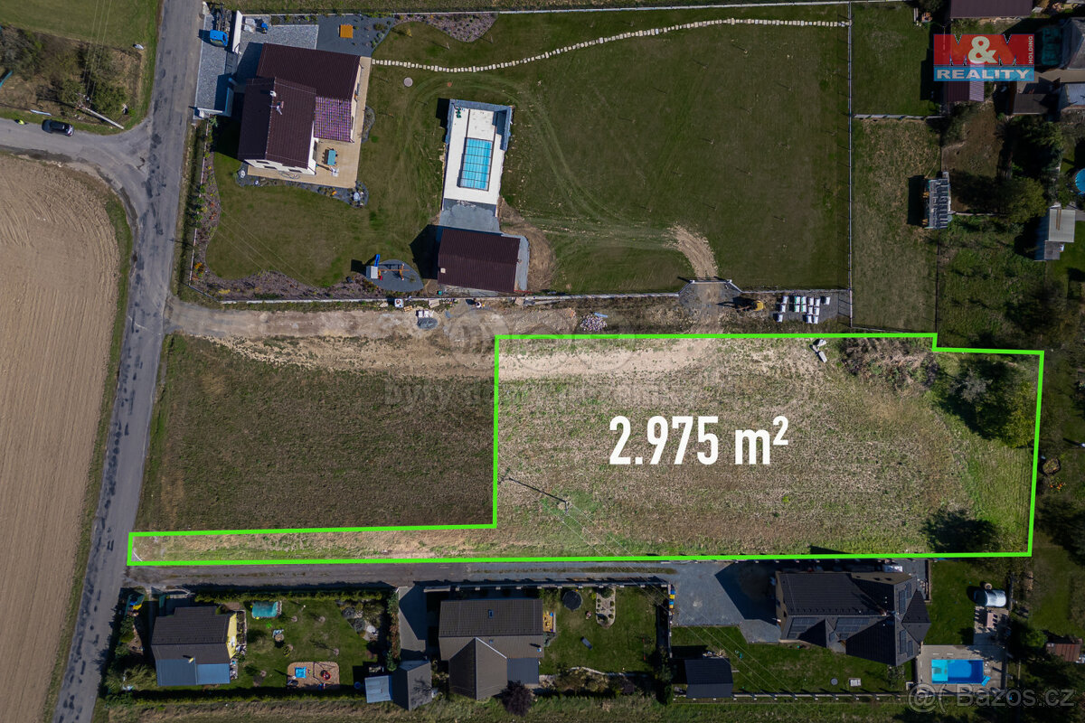Prodej pozemku k bydlení, 2975 m², Bělkovice-Lašťany