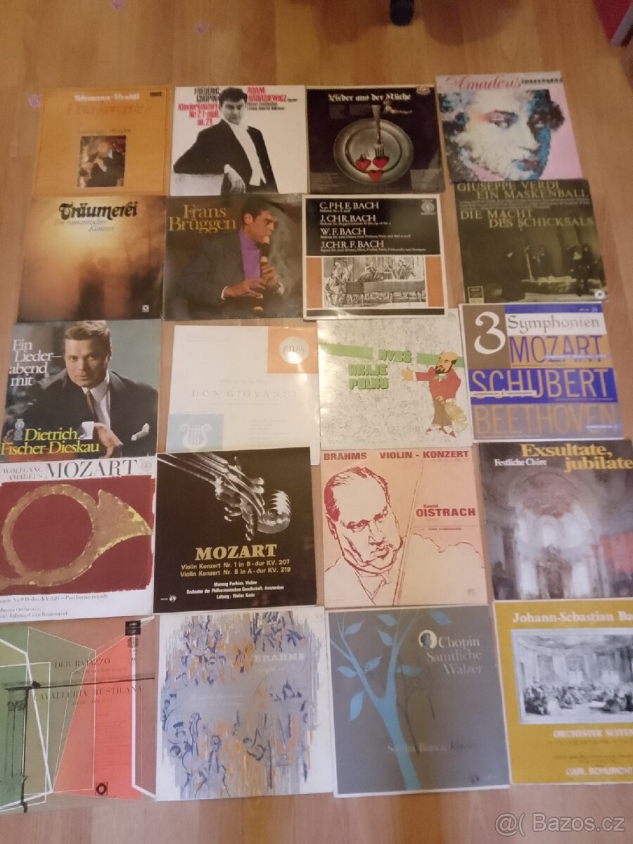20ks vinyly klasická hudba