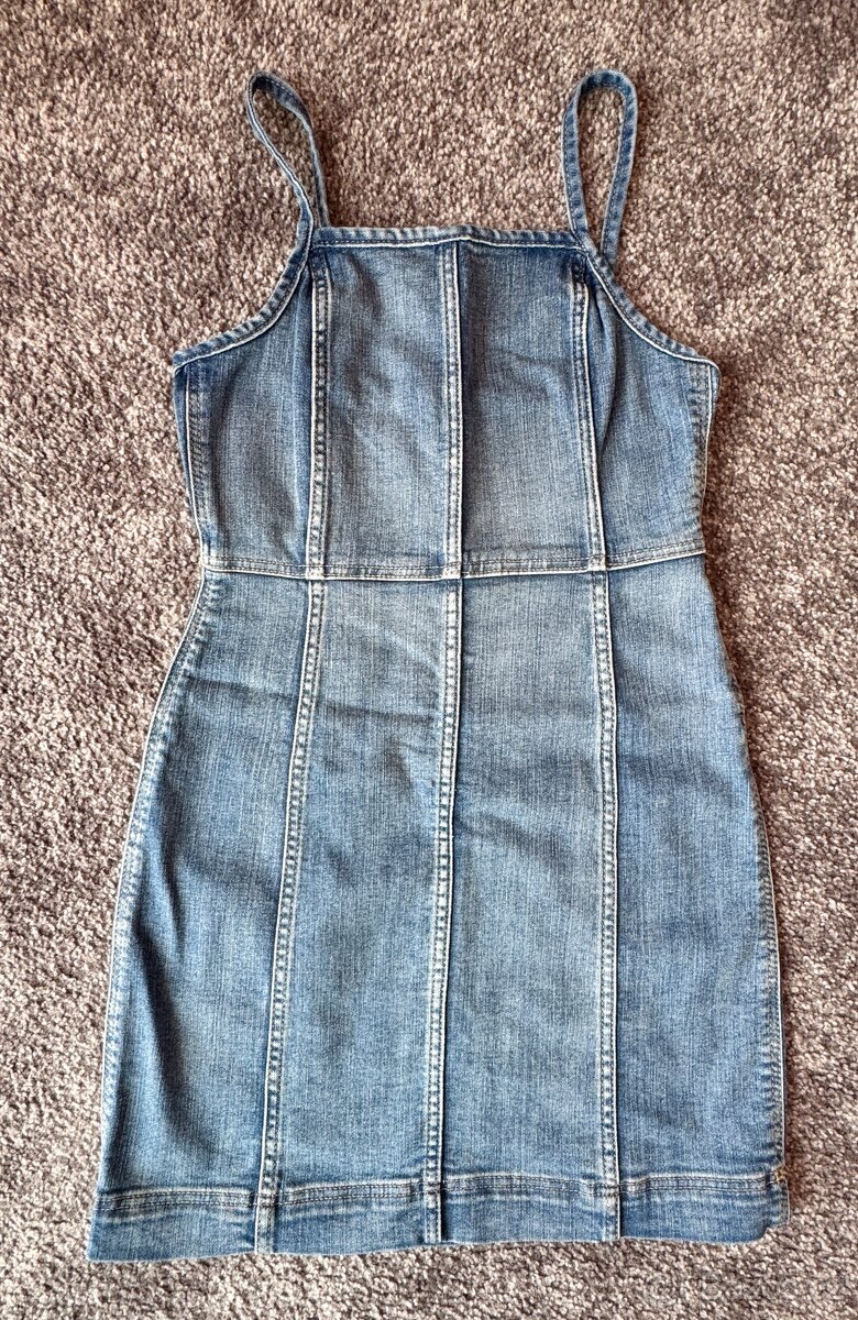 H&M džínové šaty 140