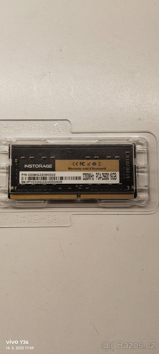 Ddr4 16gb 3200MHz sodimm