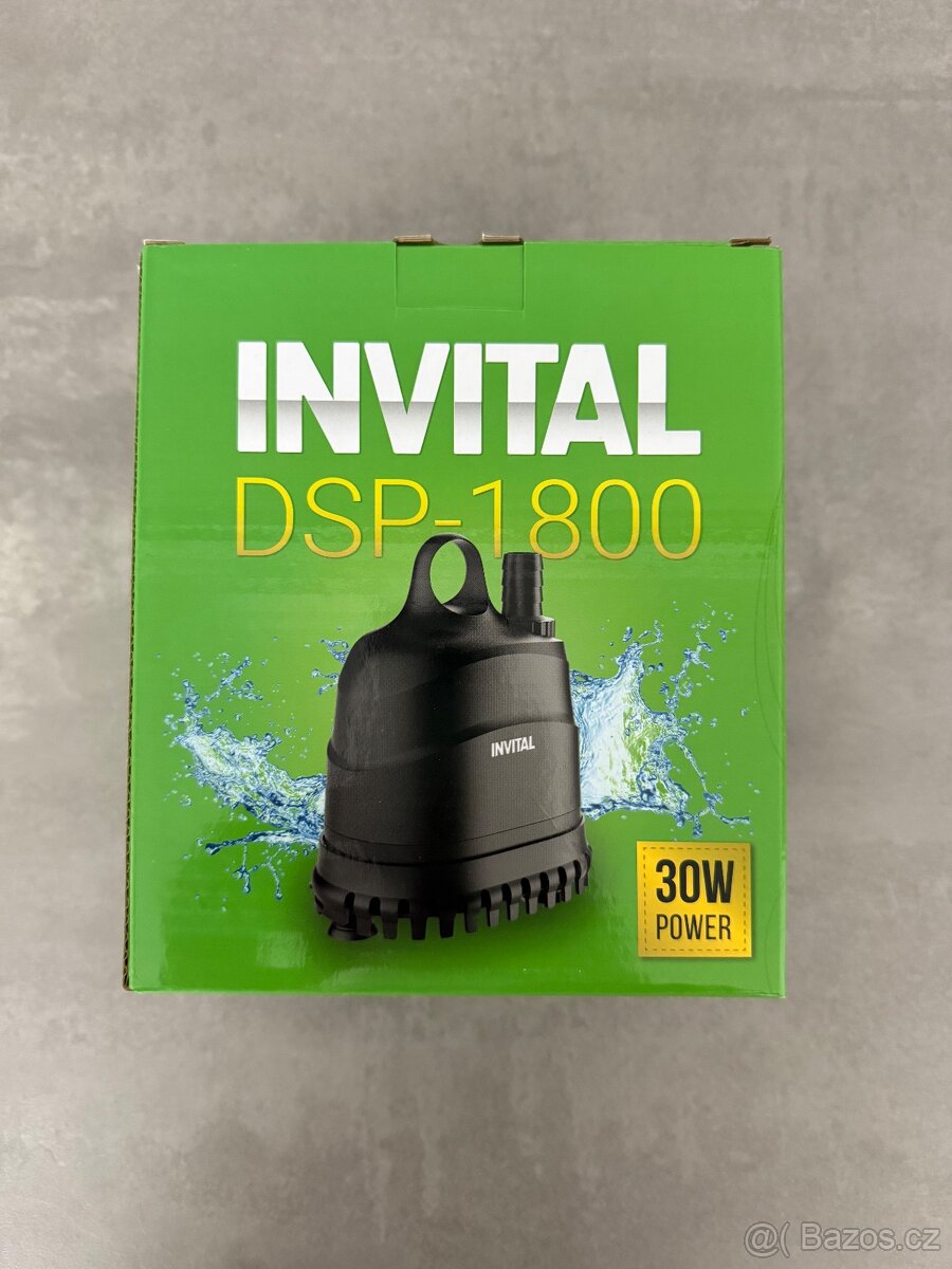 Nové čerpadlo Invital 1800 l/hod, výtlak 2,5 m