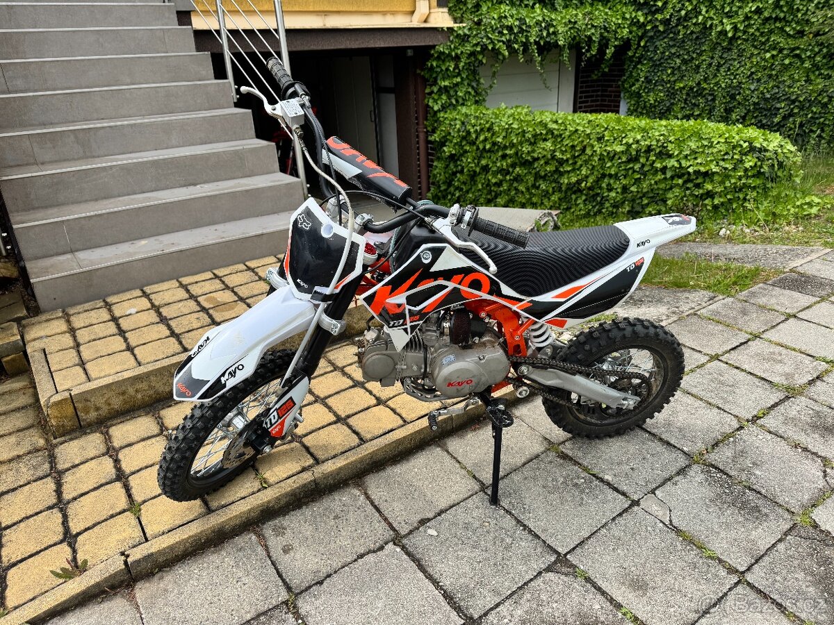 Pitbike Kayo TD125, 10mth, motor jen 3mth