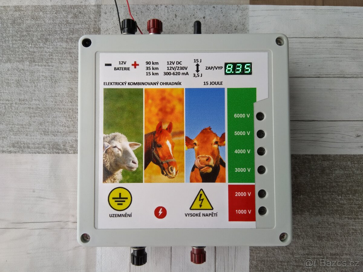 Prodám elektrický ohradník KOMBI 12V/230V 15J