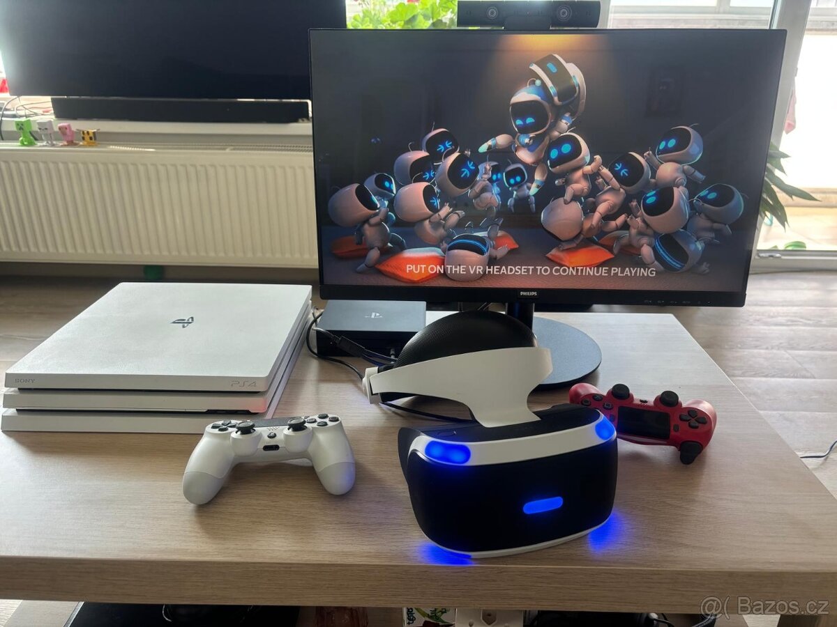PS4 VR, volant, top stav