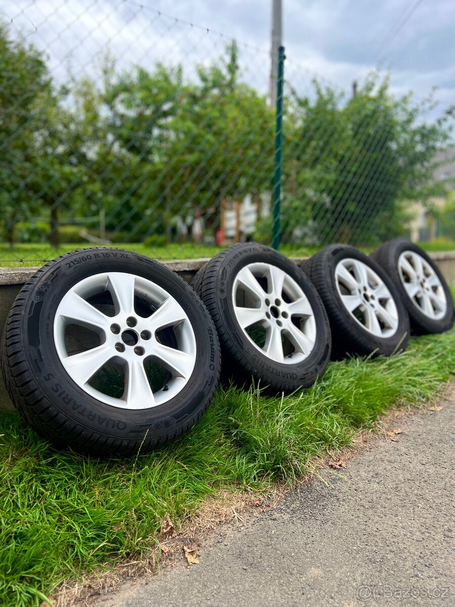 Kola 16” + nové celoroční pneu 215/60/16