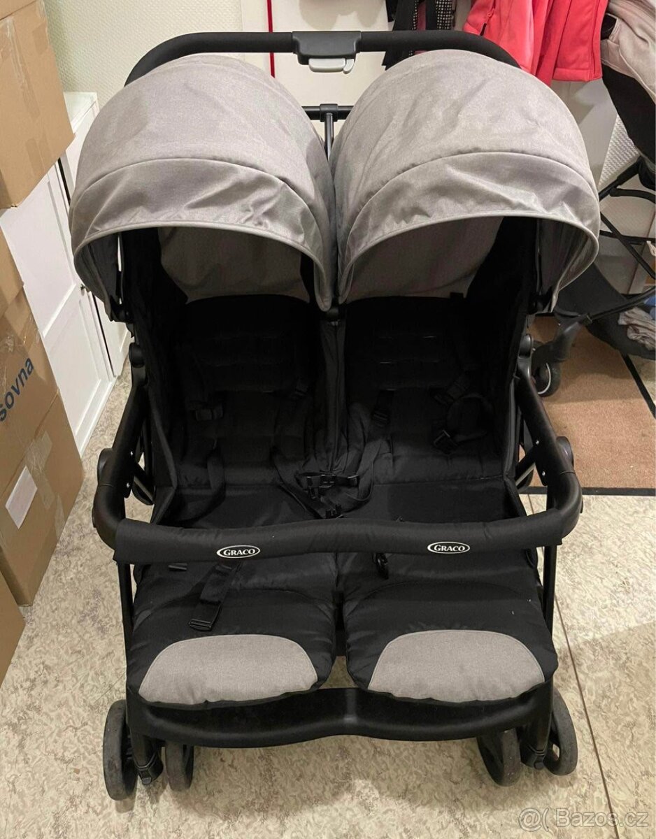 🍼 Kočárek pro dvojčata GRACO – sportovní, še