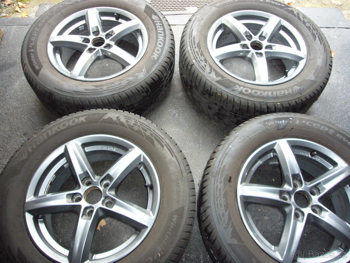 ZIMNÍ ALU KOLA FORD KUGA 16" 5x108 6,5"et-50,stř.-63,3,