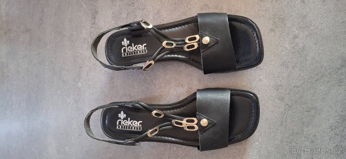 Dámské sandály Rieker 62653-00 černé