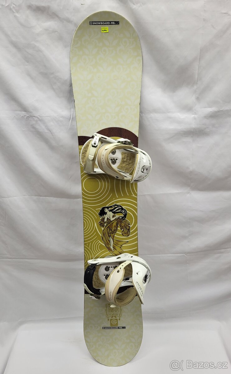 Snowboardový set Santa Cruz 151cm s vázáním Burton