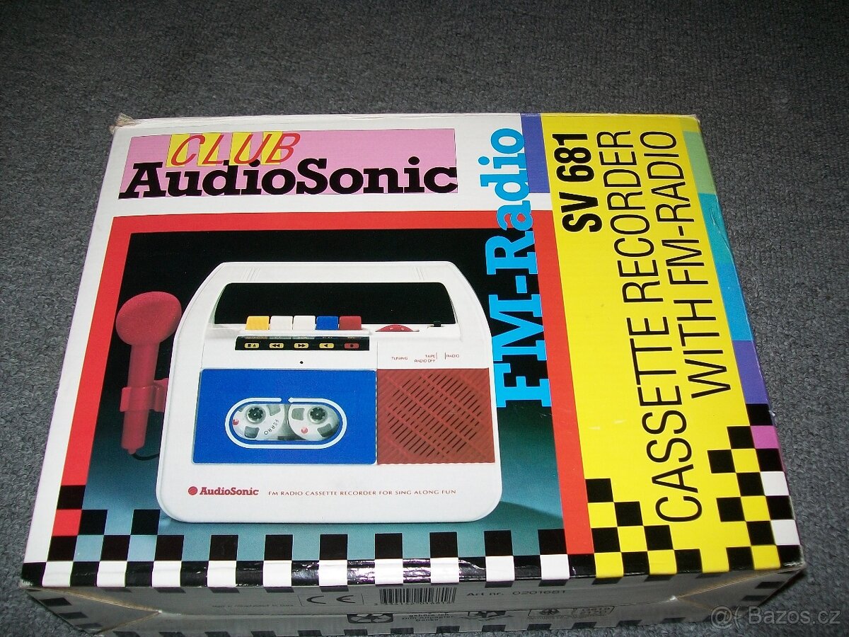 Audiosonic SV681 Casette recorder s FM rádiem