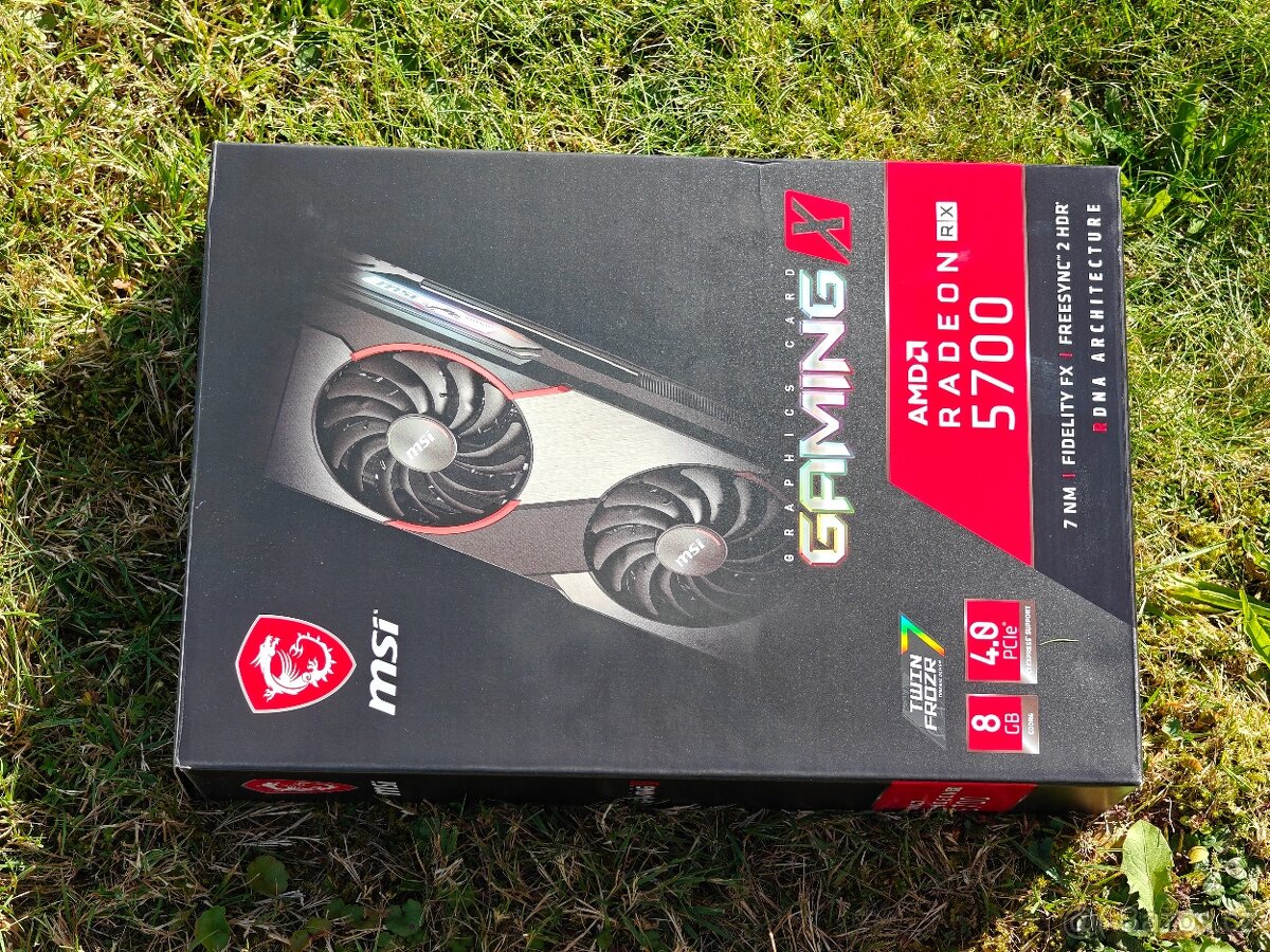 Grafická karta AMD MSI Radeon RX 5700 GAMING X 8G