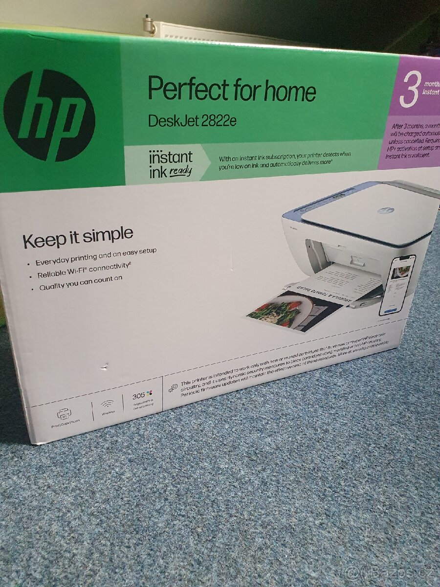 Nová Multifunkční Tiskárna HP DeskJet 2822e All-in-One