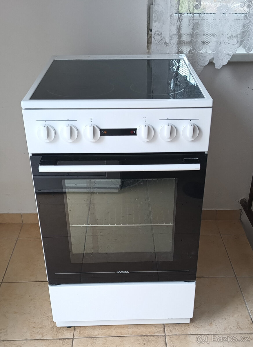 SKLOKERAMICKÝ SPORÁK MORA - 50cm - ZÁNOVNÍ