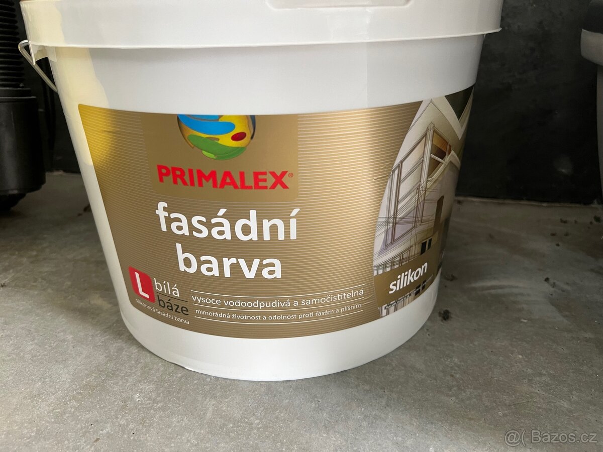 Silikonová fasádní barva Primalex