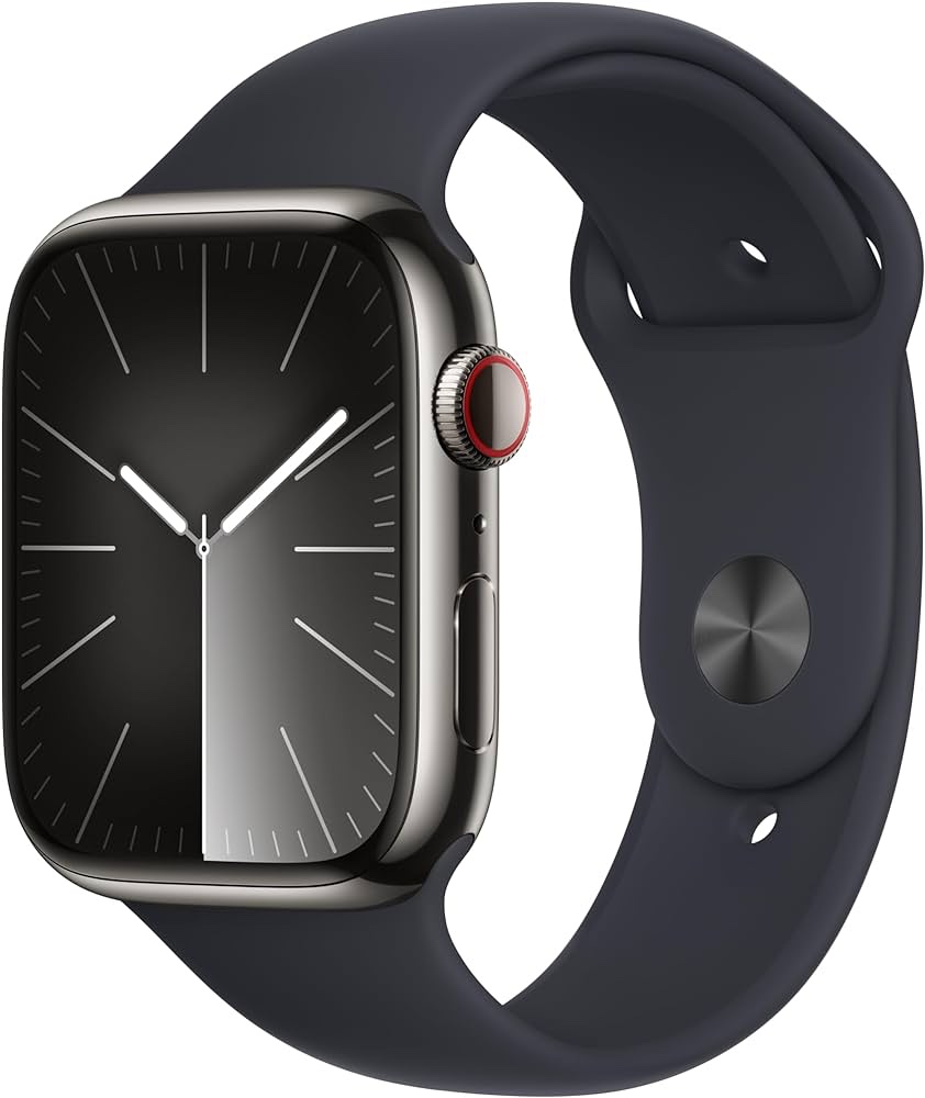 Apple watch 9 41 LTE Stainless,steel,graphite