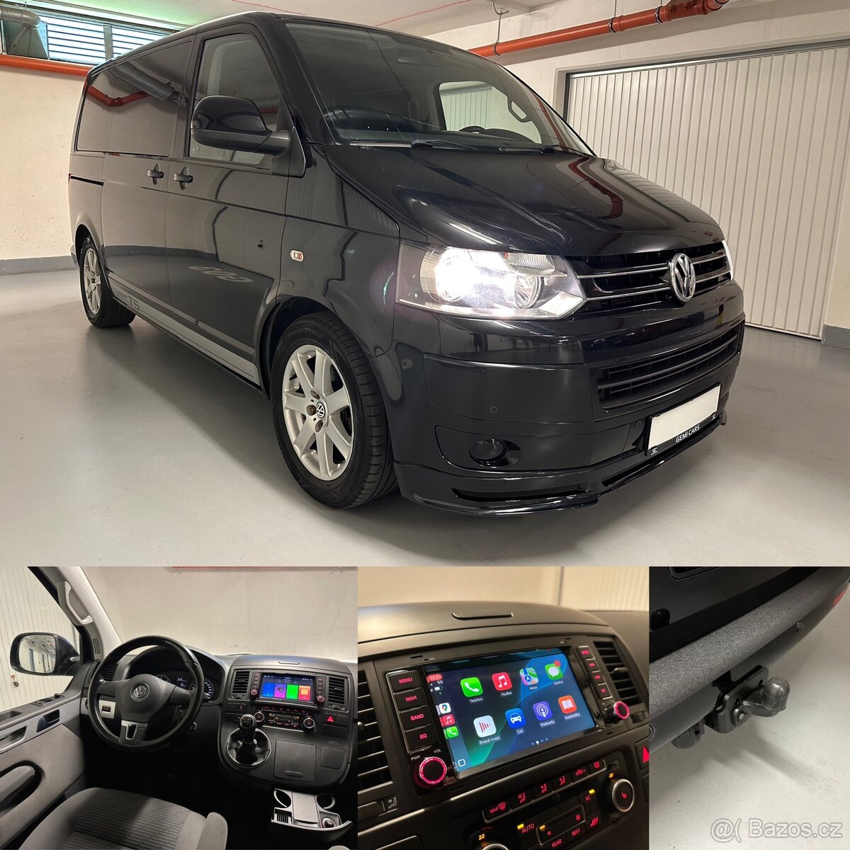 VW Multivan T5 2.0 TDI 103kW 2x ŠOUP. 7 MÍST TAŽNÉ CarPlay