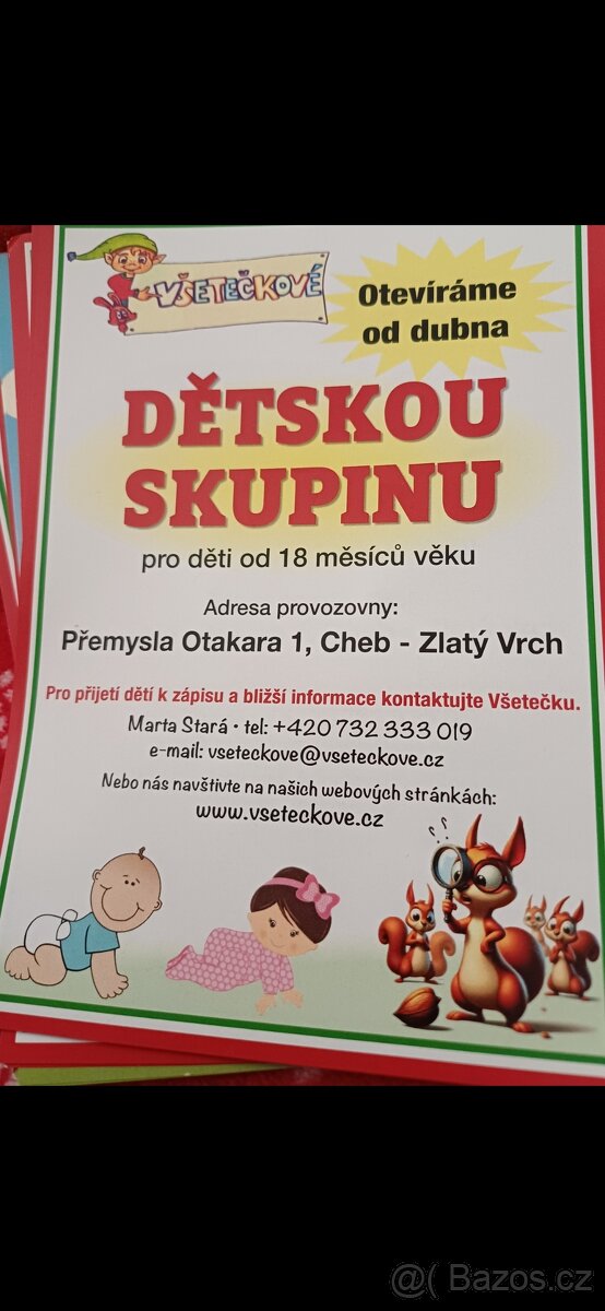 Nově detska skupina všetečkové
