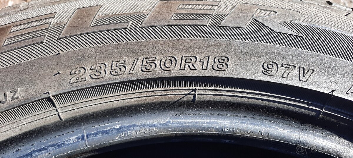 letní pneu sadu 235/50 r18