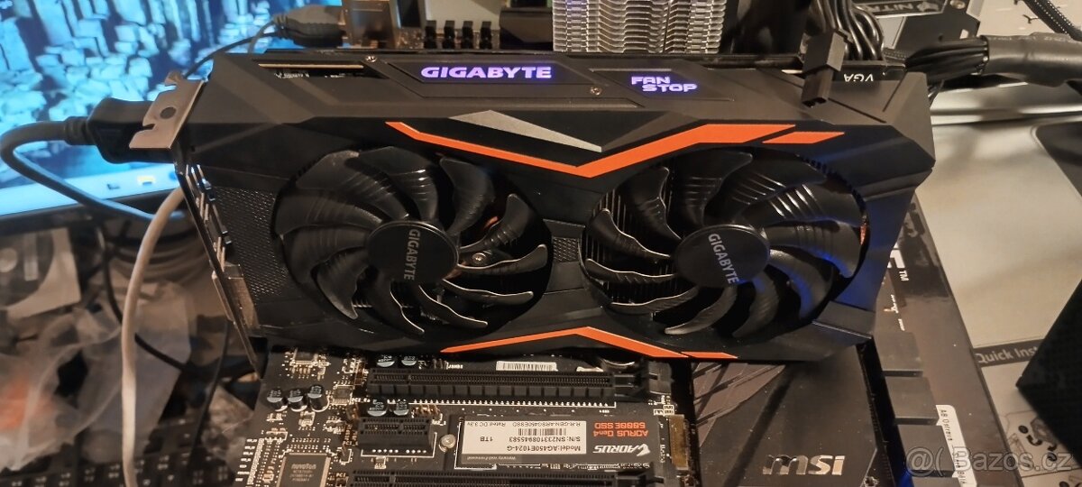 GIGABYTE GTX 1050 Ti G1 Gaming 4GB - 128bit