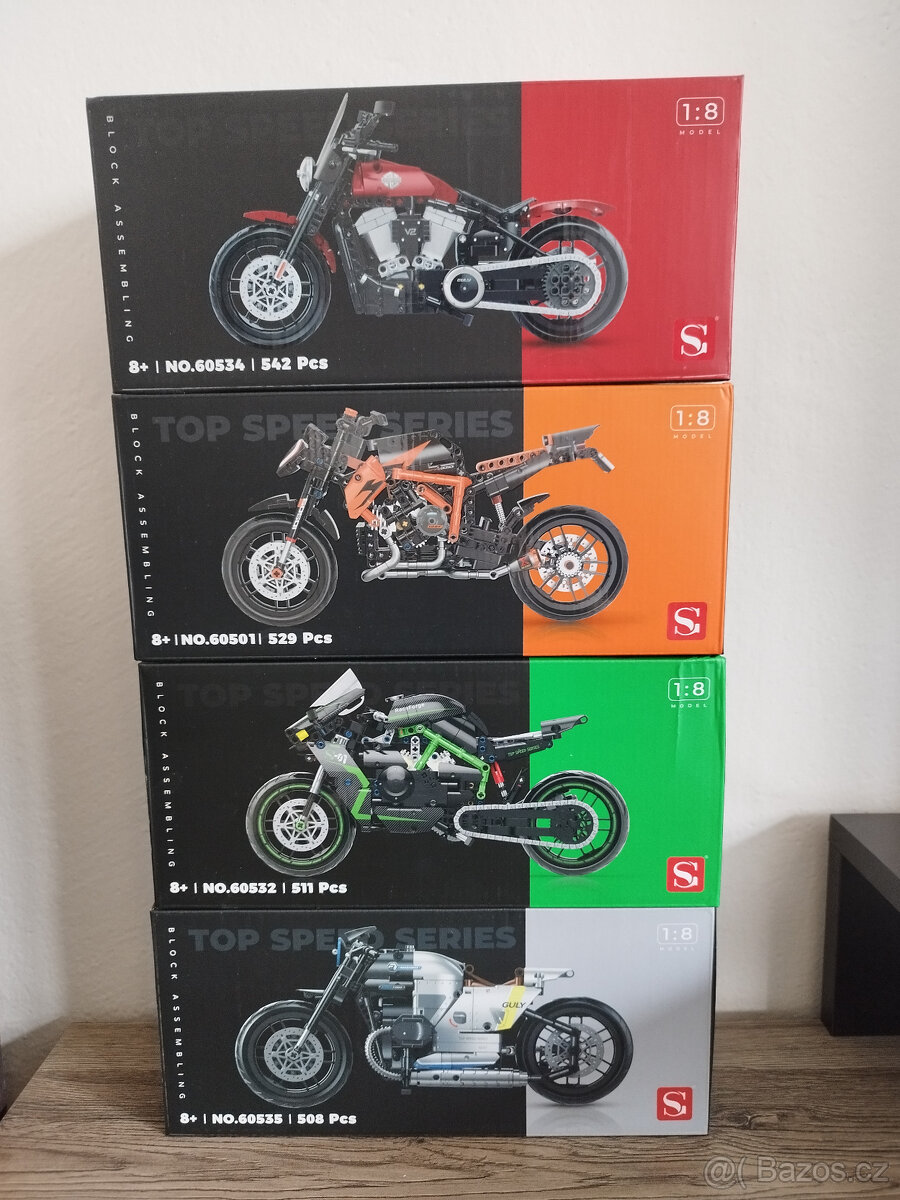 Stavebnice: Motorky
