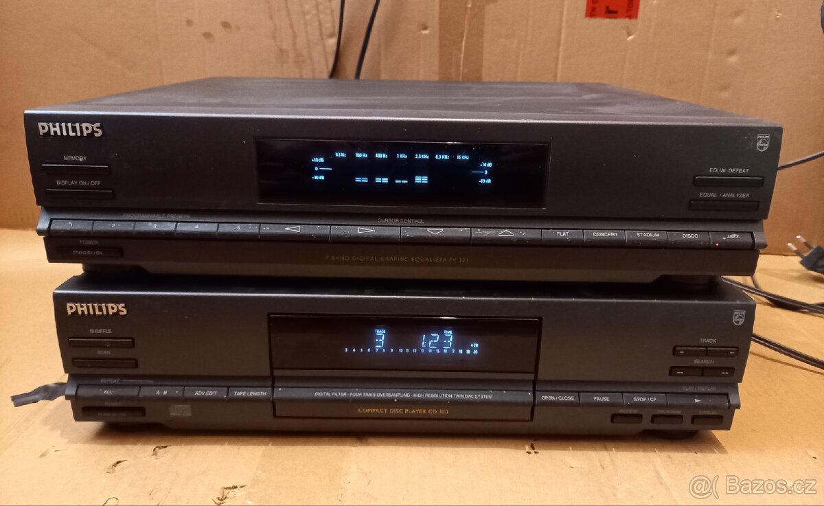 Philips equalizer + cd přehrávač