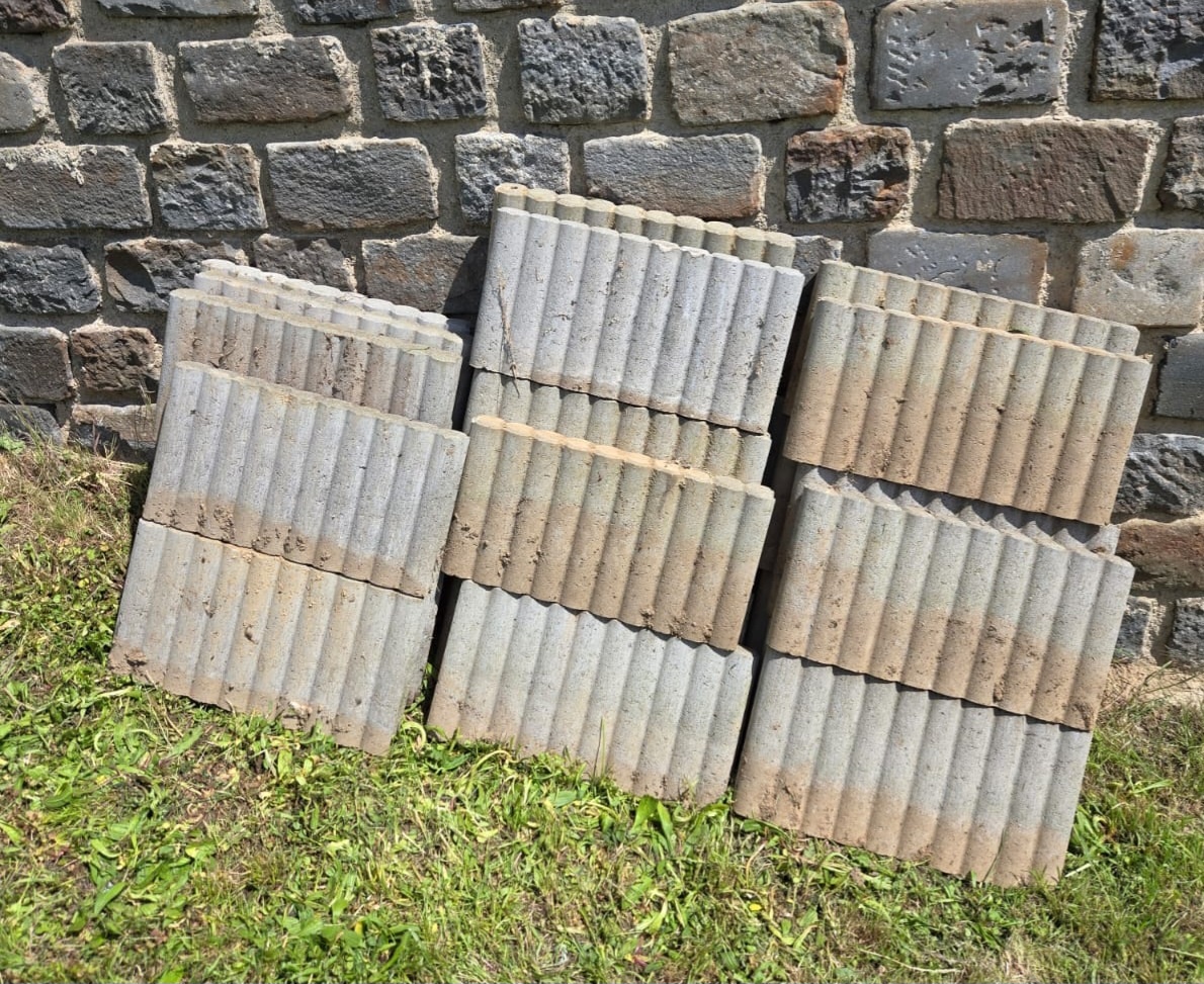 DITON Palisádový obrubník přírodní 50 x 6 x 25 cm